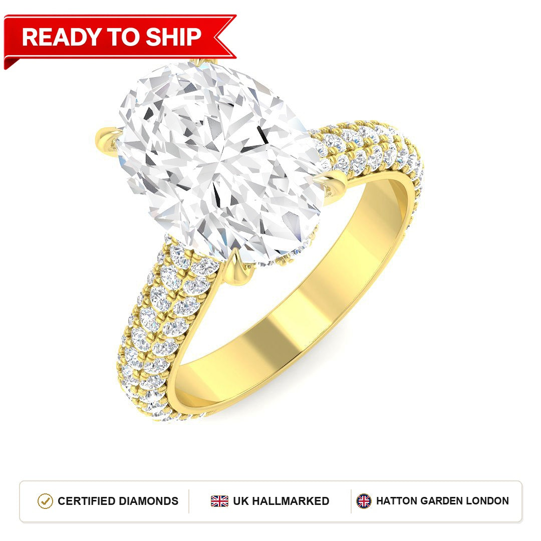 Lab grown diamond earring