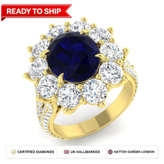 Lab grown diamond earring