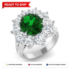 Lab grown diamond earring