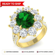 Lab grown diamond earring