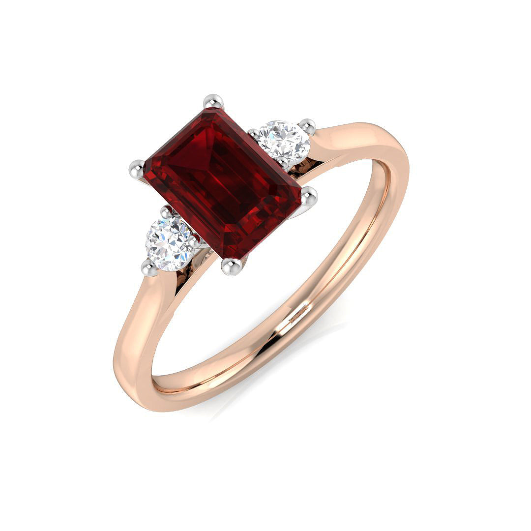 Diamond Highgrove Blue Sapphire Ring | 0.75ct - 4ct