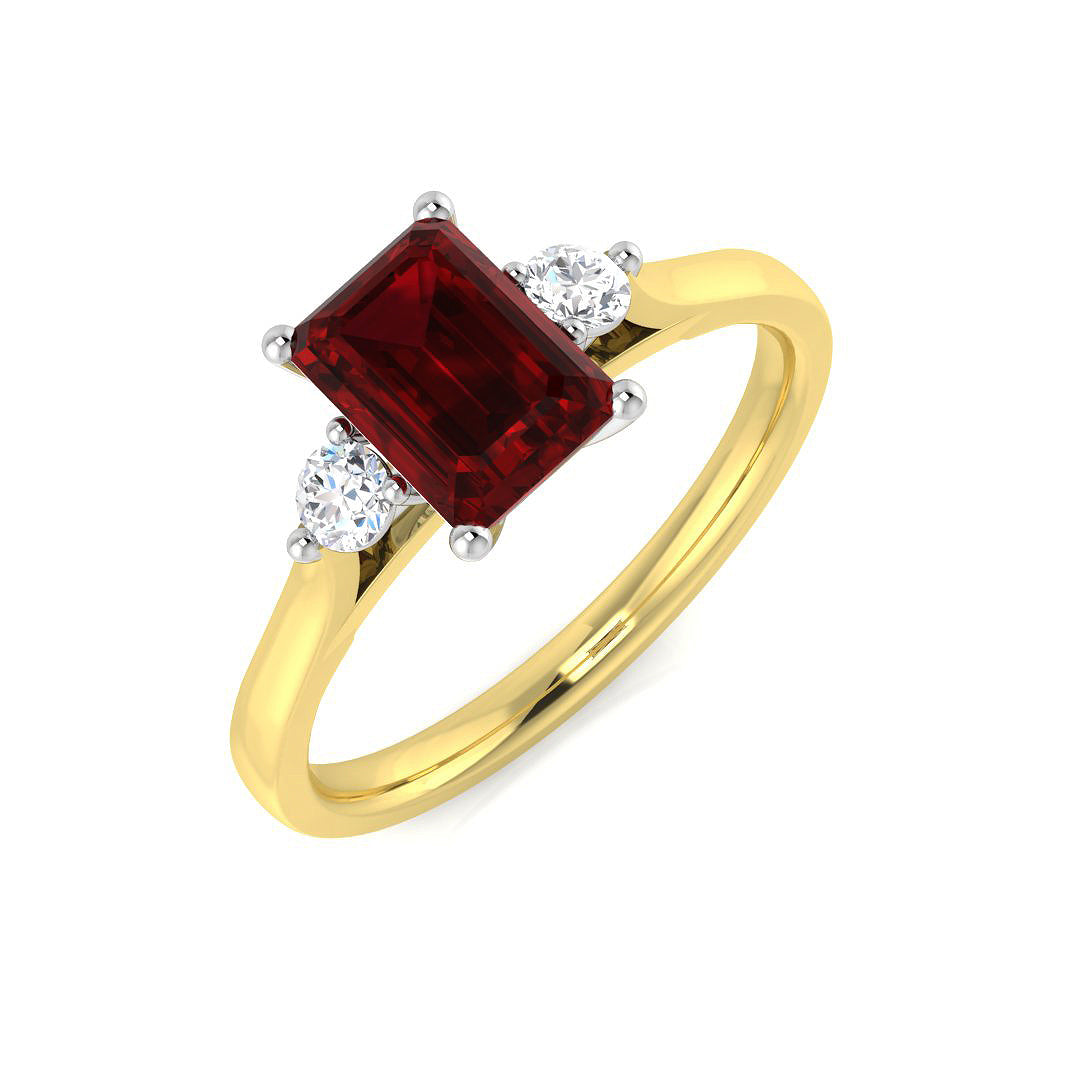 Diamond Highgrove Blue Sapphire Ring | 0.75ct - 4ct