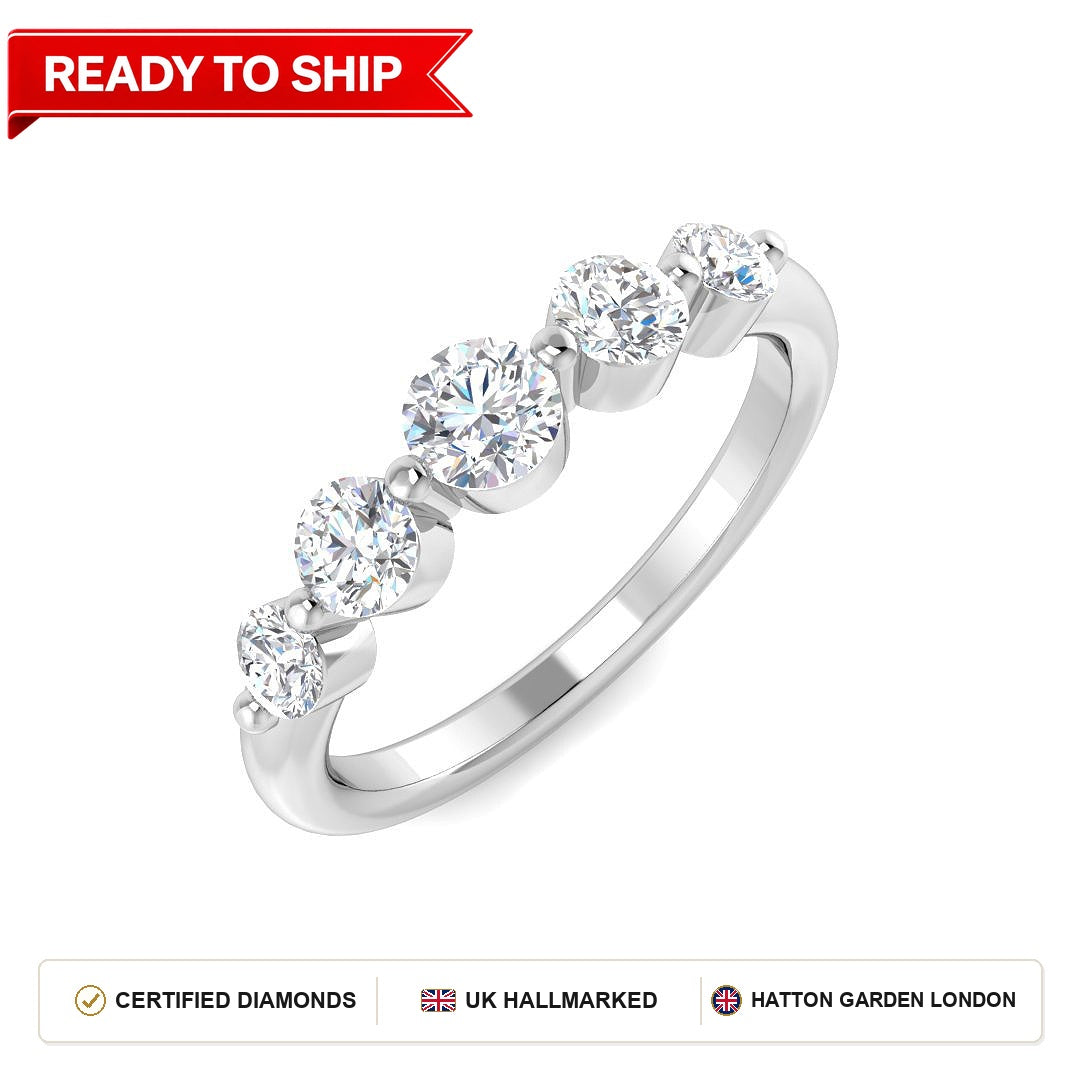 Lab grown diamond earring