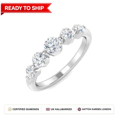 Lab grown diamond earring