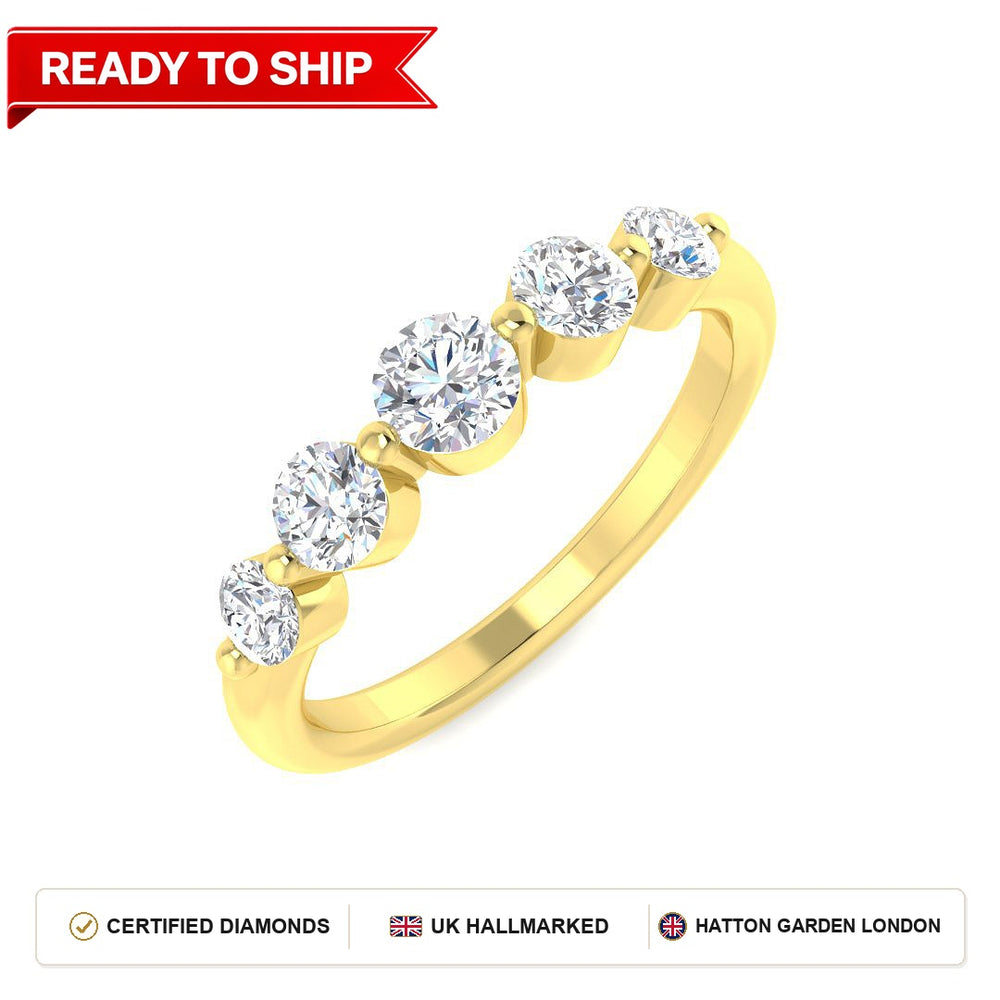 Lab grown diamond earring