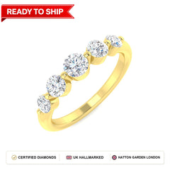 Lab grown diamond earring