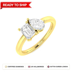 Lab grown diamond earring