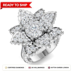 Lab grown diamond earring