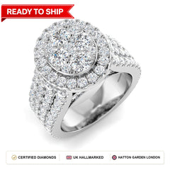 Lab grown diamond earring