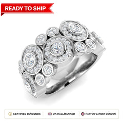 Lab grown diamond earring
