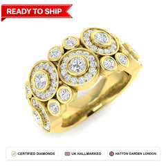 Lab grown diamond earring