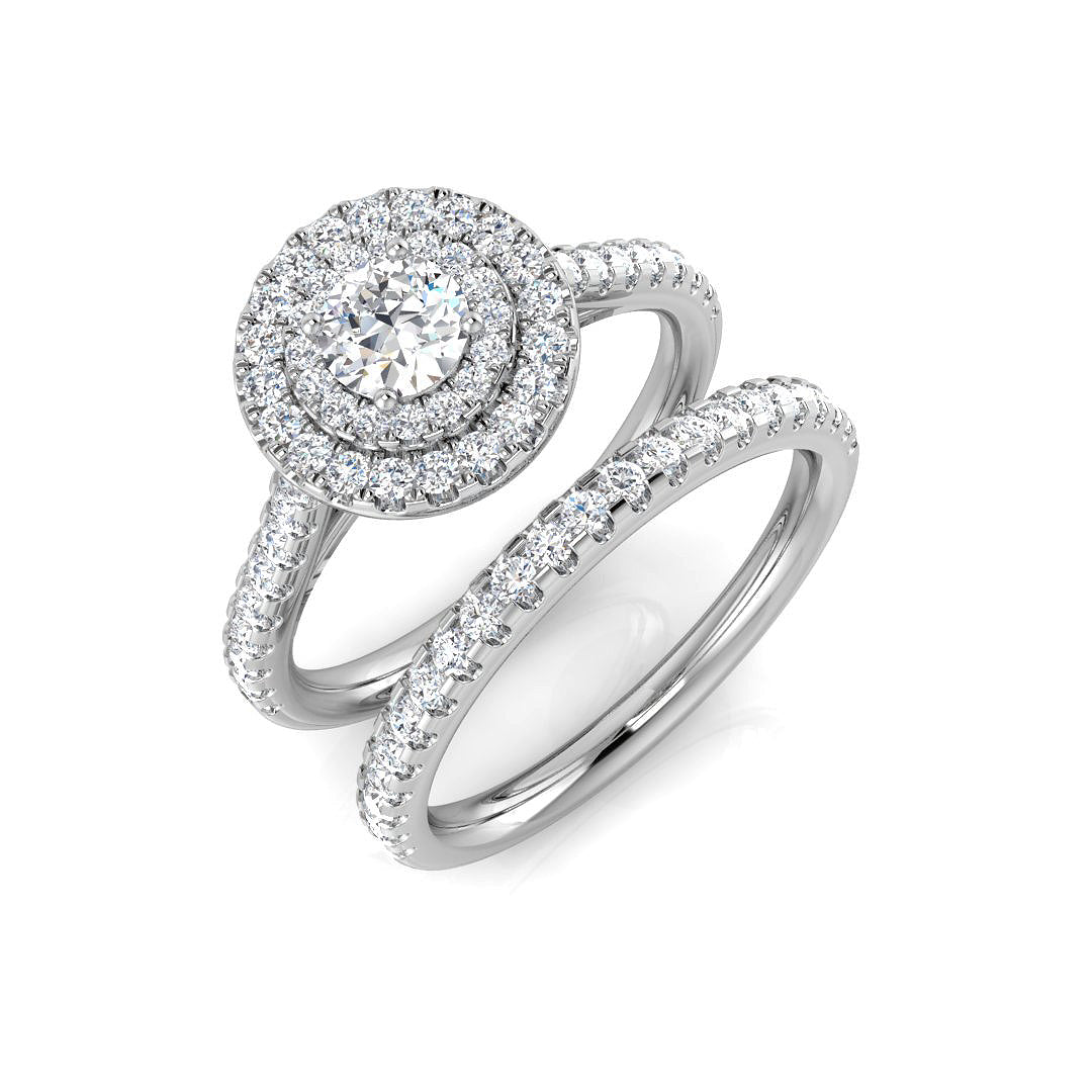 Diamond Kent Engagement Ring | 1ct | Hallmarked Gold & Platinum