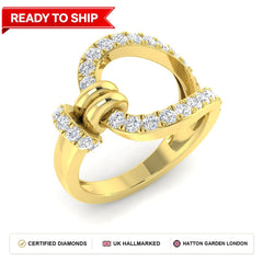 Lab grown diamond earring