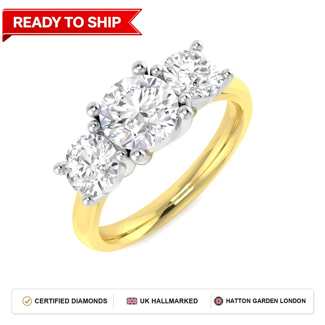 Lab grown diamond earring