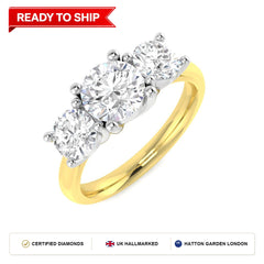Lab grown diamond earring