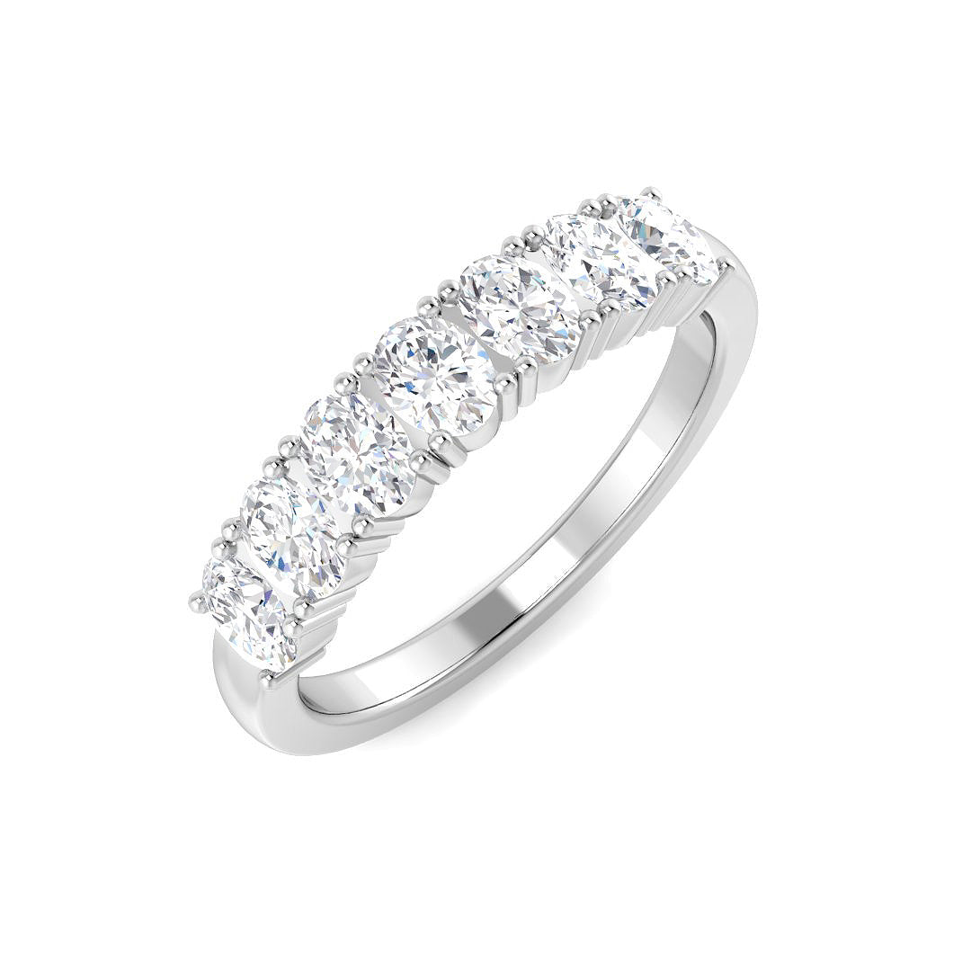 7 Stone Diamond Ring | Lab & Natural | 1.00–1.75Ct | Gold & Platinum