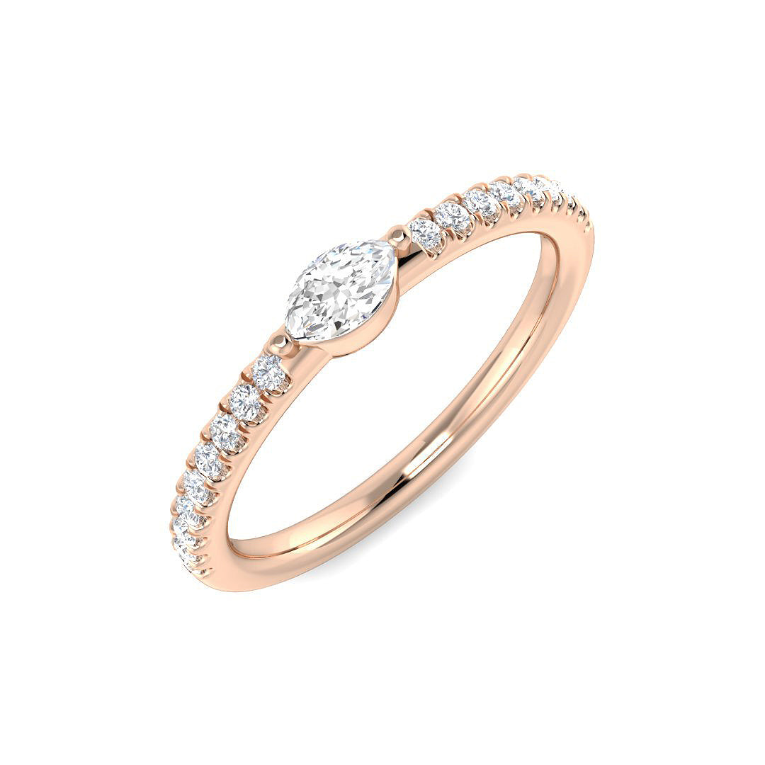 Diamond Bermobbkey Engagement Ring | 0.2ct - 0.3ct
