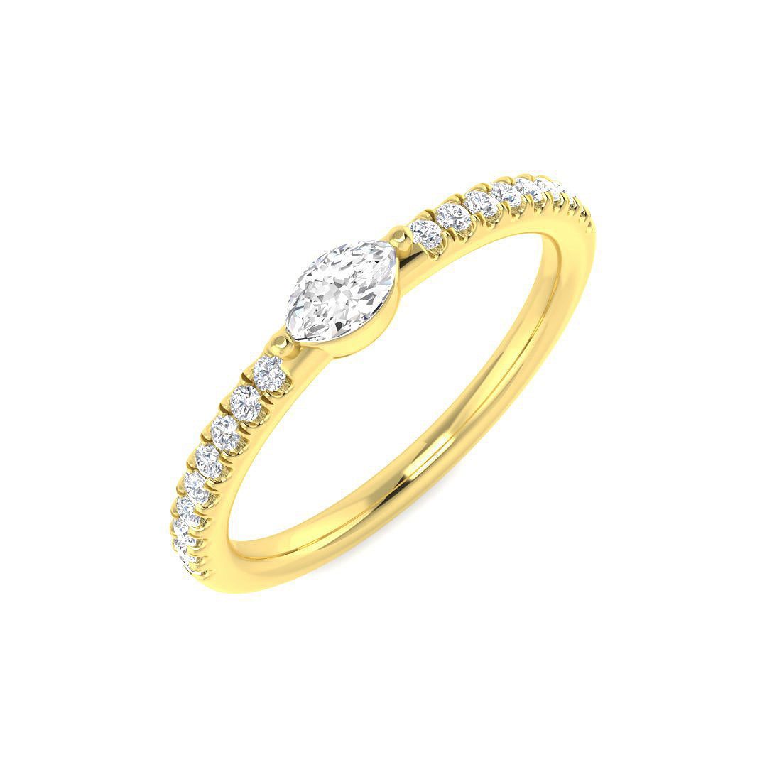 Diamond Bermobbkey Engagement Ring | 0.2ct - 0.3ct