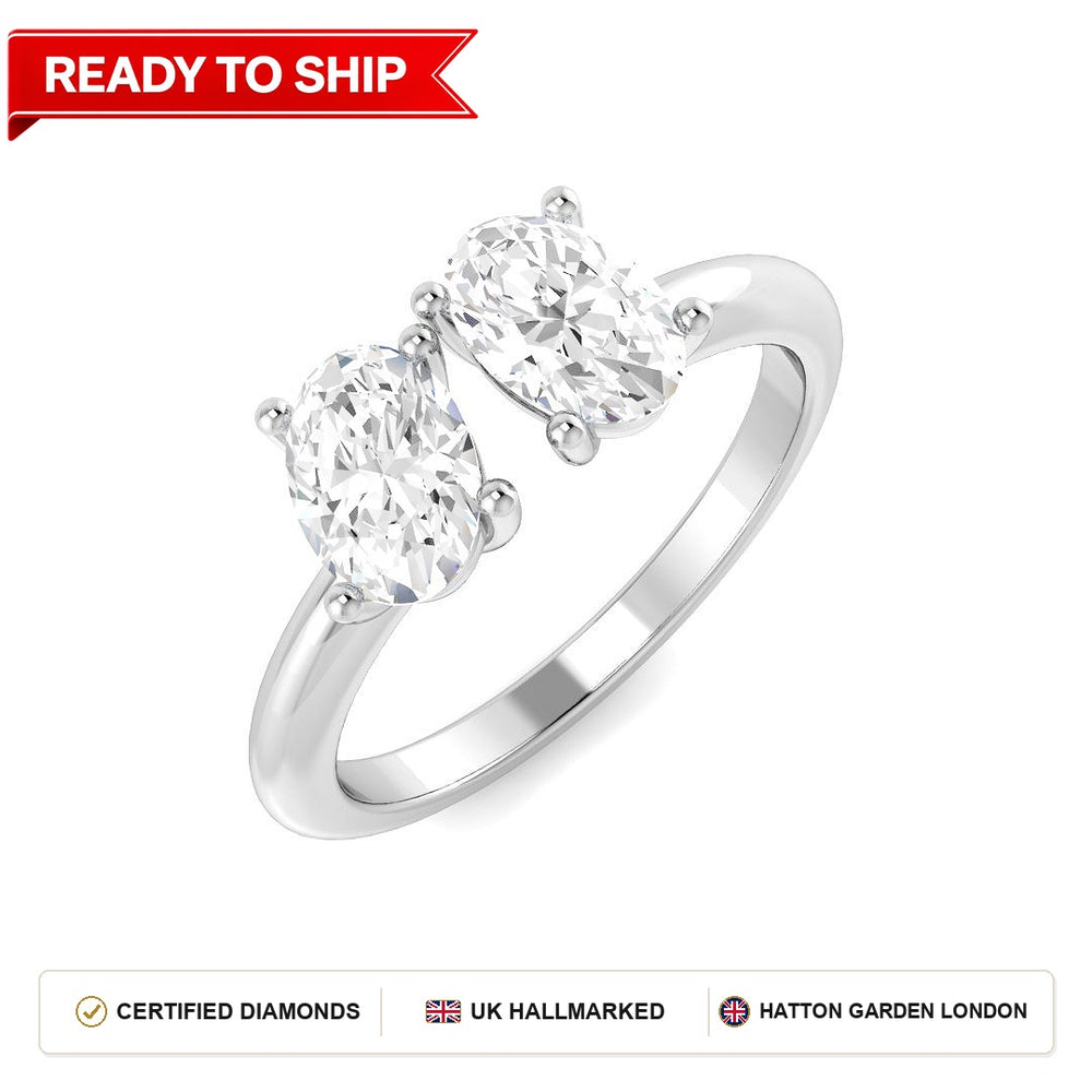 Lab grown diamond earring