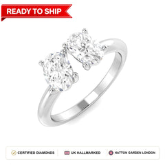 Lab grown diamond earring