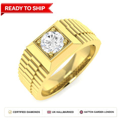 Lab grown diamond earring