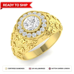 Lab grown diamond earring