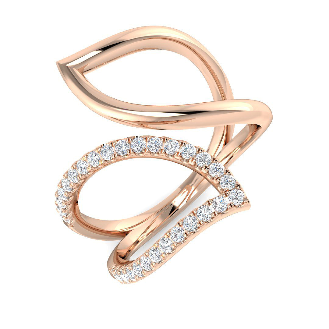 Lab-Grown & Natural Diamond Fancy Ring | 0.3ct | 9K/18K Gold & Platinum
