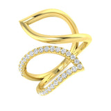 Lab-Grown & Natural Diamond Fancy Ring | 0.3ct | 9K/18K Gold & Platinum