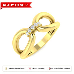Lab grown diamond earring
