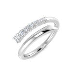 Lab & Natural Diamond Fancy Ring | 0.2ct | Pave Set | UK Hallmarked