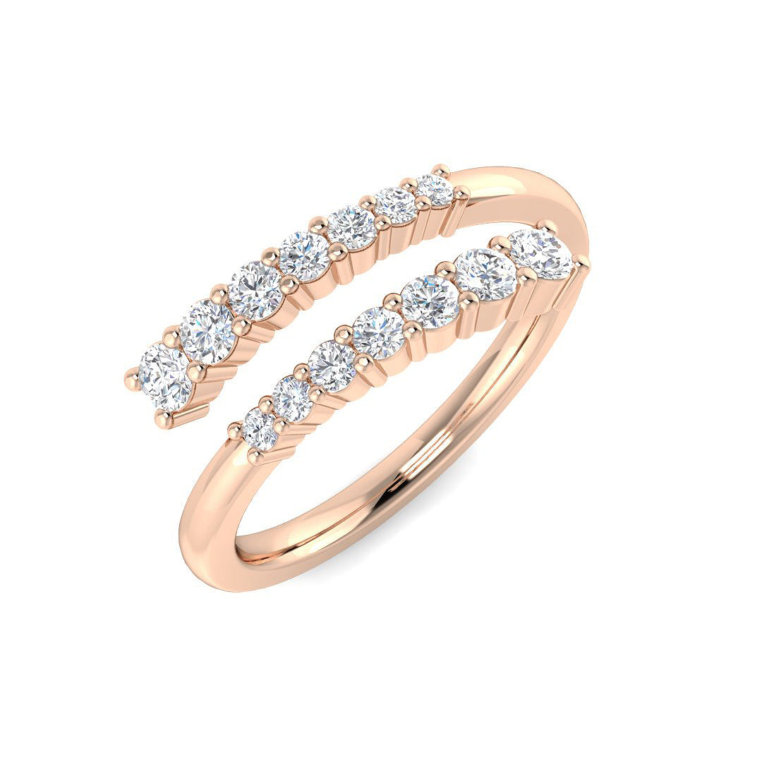 Diamond Fancy Ring | 0.5ct | Hallmarked 9K/18K Gold & Platinum