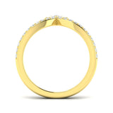 Natural Pear & Round Cut Diamond Halo Engagement Ring