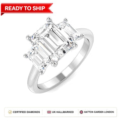 Lab grown diamond earring