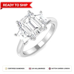 Lab grown diamond earring