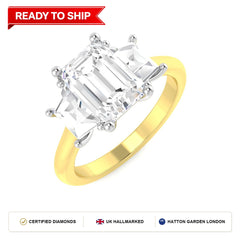 Lab grown diamond earring