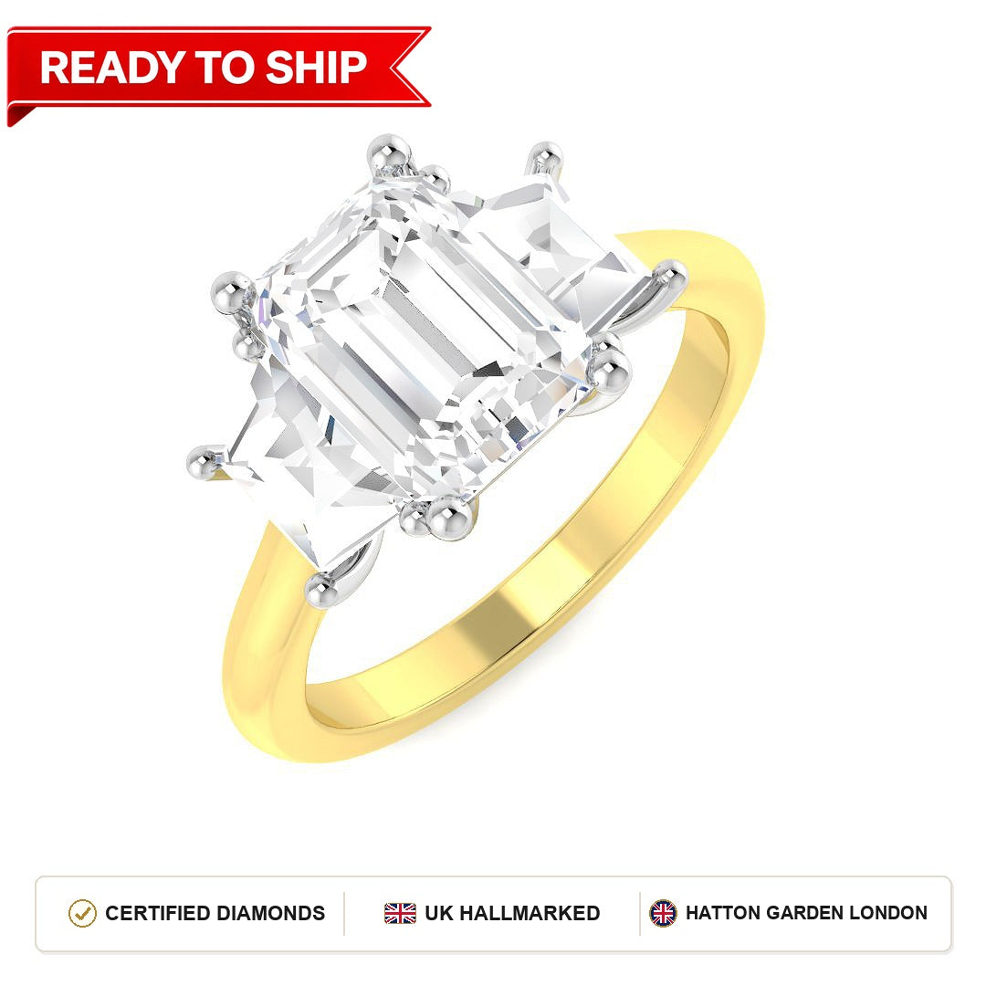 Lab grown diamond earring