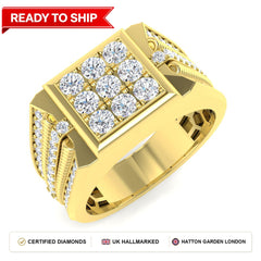 Lab grown diamond earring