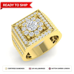 Lab grown diamond earring