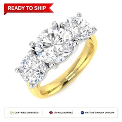 Lab grown diamond earring