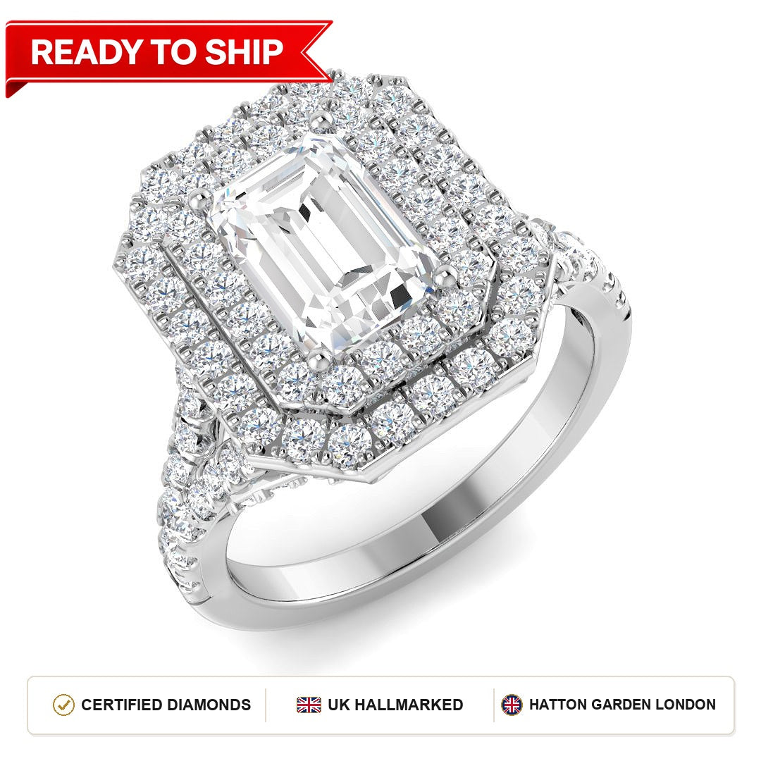 Lab grown diamond earring