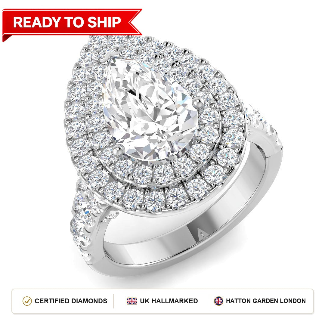 Lab grown diamond earring