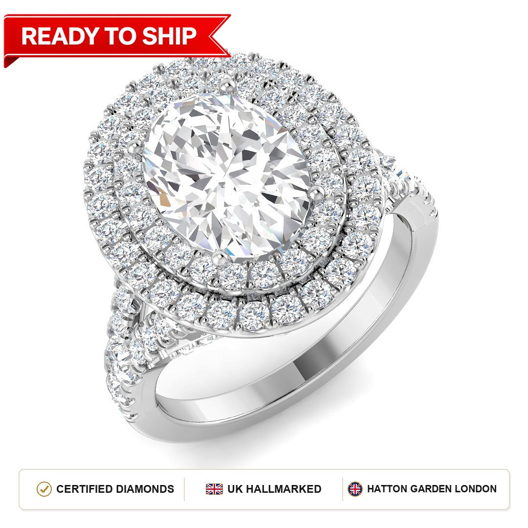 Lab grown diamond earring