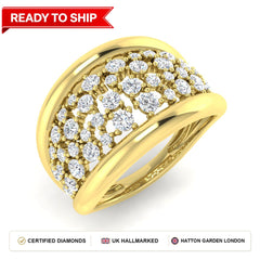 Lab grown diamond earring