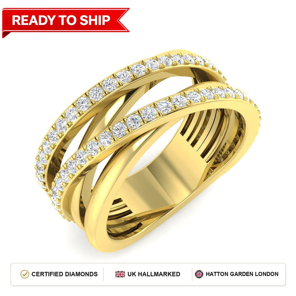 Lab grown diamond earring