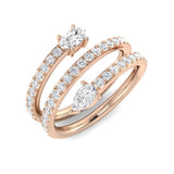 Oval & Pear Diamond Fancy Ring | Lab-Grown & Natural | Bridal Statement