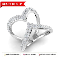 Lab grown diamond earring