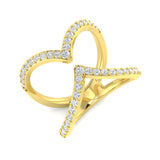 Diamond khrewkbury Fancy Ring | 0.5ct | Hallmarked Gold & Platinum