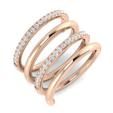 Diamond kasikbury Fancy Ring | 0.33ct | Hallmarked Gold & Platinum