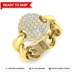 Lab grown diamond earring