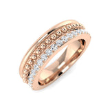 Lab & Natural Diamond Fancy Ring | 0.33ct | Hallmarked Gold & Platinum